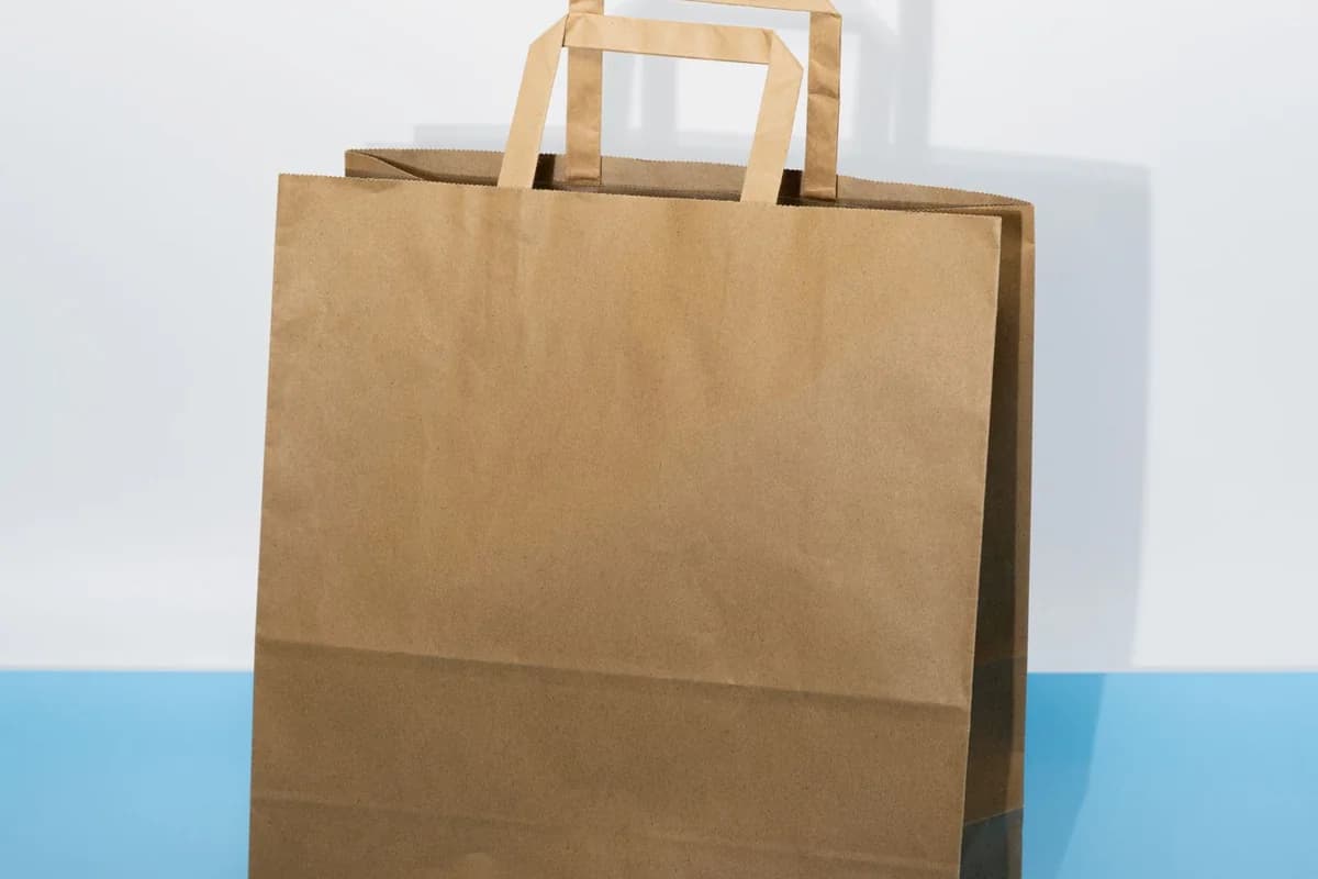 ORTPACK kraft taşıma çantası gıda ambalajı